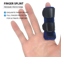 Protection professionnelle en néoprène unisexe avec barres en aluminium réglables, confort ultime, fermeture à enfiler, pour fracture du doigt