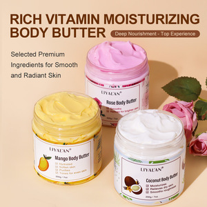 Beurre corporel en gros au beurre de karité avec parfum mangue, noix de coco et rose – Hydratation intense, liftant et raffermissant – 200g - Product Image 5