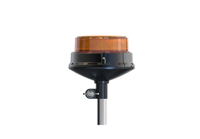 Professionelle E-MARK Amber LED Rotierende Warnleuchte für Dachmontage – Notfall-Warnlampe mit Blitzsignal und Gefahrenindikator für mehr Sicherheit