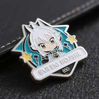 Pin de Solapa Personalizado de Fábrica, Pequeño, Plateado, con Logotipo Personalizado, de Aleación de Zinc y Metal para Gorras