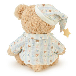 Ours en peluche doux avec pyjama et bonnet <span class=keywords><strong>de</strong></span> nuit, jouet en peluche <span class=keywords><strong>pour</strong></span> enfants, cadeau, compagnon <span class=keywords><strong>de</strong></span> sommeil confortable <span class=keywords><strong>pour</strong></span> garçons et filles - Product Image 6