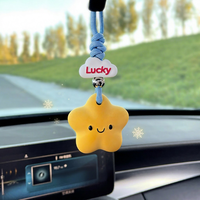 Diffuseur de parfum pour voiture Lucky Star en silicone, design dessin animé, parfum longue durée
