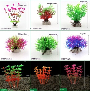 モダンなカラフル樹脂製水槽装飾人工小型植物バッグ海水水槽アクセサリー魚用エコフレンドリー - Product Image 5