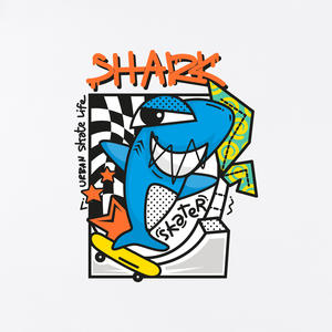 Camiseta Unisex Negra y Blanca de Algodón, Talla L, Transpirable, para Verano - Product Image 2