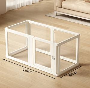 คอกกั้นสัตว์เลี้ยงอะคริลิกใสคุณภาพสูง ปรับขนาดได้ สำหรับสัตว์เลี้ยงขนาดเล็ก ใช้ในบ้าน - Product Image 3