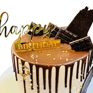 Großhandel Acryl Cake Topper Alles Gute zum Geburtstag Jubiläum Kuchen Dekoration Topper - Product Image 3