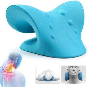 Bantal leher lembut busa EVA kustom terapi pijat bentuk C bantal pijat serviks portabel untuk bahu dan punggung - Product Image 1