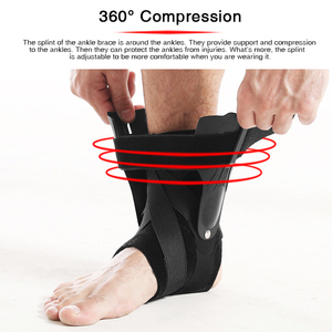 Fabriekslogo Sport Orthopedische Voetspalk Verbeterde Brace Neopreen Compressie Verstelbare Enkelsteun Bescherming Unisex - Product Image 3
