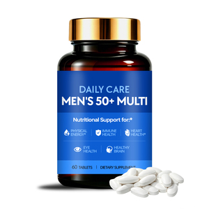 Comprimés multivitaminés pour hommes de plus de 50 ans, vitamine A, folate, biotine, capsules, soutient la <span class=keywords><strong>santé</strong></span> de la prostate, du cœur, l'énergie, l'immunité - Product Image 2