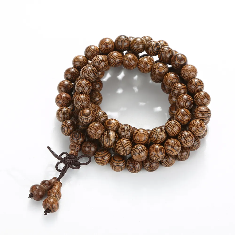 Hot sale wholesale natural Take ebony beads heart Buddha beads