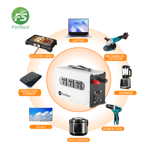 Inversor <span class=keywords><strong>de</strong></span> Corriente Continua a Corriente Alterna Fonsoul <span class=keywords><strong>de</strong></span> Onda Sinusoidal Pura <span class=keywords><strong>de</strong></span> 3000W, <span class=keywords><strong>Convertidor</strong></span> <span class=keywords><strong>de</strong></span> 12V 24V 110V/220V, Sistema <span class=keywords><strong>de</strong></span> Energía Doméstica <span class=keywords><strong>de</strong></span> Alta Eficiencia <span class=keywords><strong>para</strong></span> Interiores y Exteriores - Product Image 5