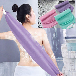 D&D 4 Pcs Adult Nylon Rectangle Body <b>Scrubber</b> Exfoliating Back Washcloth Pull Strap Extended <b>Scrubbers</b> <b>Bath</b> <b>Brushes</b> <b>Sponges</b> - Product Image 3