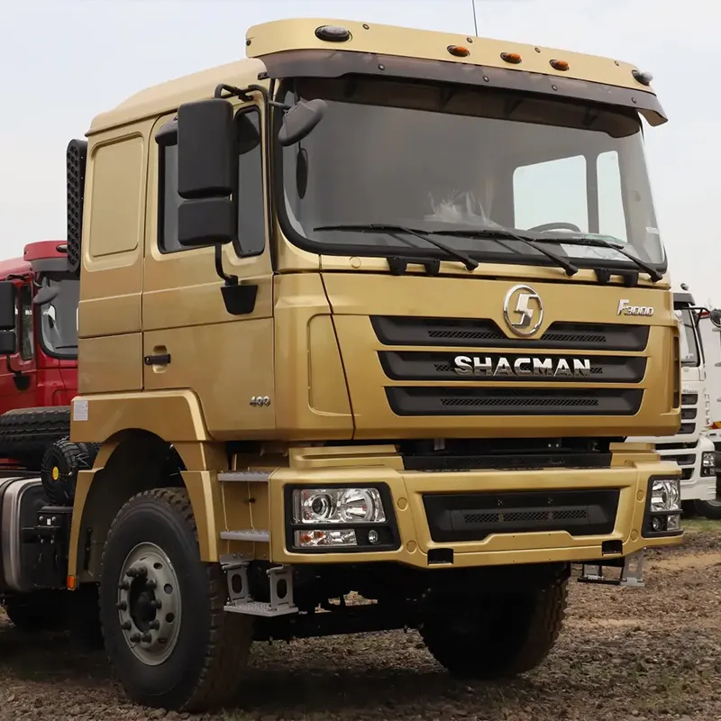 SHACMAN جرار مستخدم شاحنة F3000 6x4 جميع جرار بعجلات شاحنة
