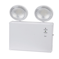 2X3W non entretenu LED Twin Spot Fire Emergency Light avec deux têtes