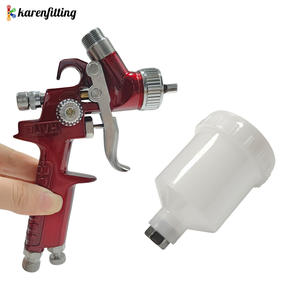 Mini pistolet à peinture pneumatique 150 ml, buse 0,5/0,8/1,0 mm, pulvérisateur professionnel pour peinture automobile DIY - Product Image 6