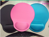 Tapis de souris repose-poignets en silicone en tissu confortable en gros de différentes couleurs