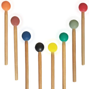 Palu musik gagang kayu, palu perkusi instrumen warna-warni dan tahan lama - Product Image 1