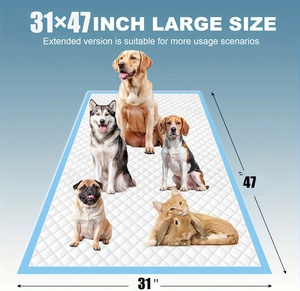 Coussinets jetables personnalisés pour chiots Pipi Chien Wee Plas Formation Pipi Coussin d'urine absorbant pour toilette - Product Image 4