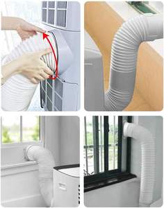 Zerone 15CM <span class=keywords><strong>Raccord</strong></span> de tuyau d'évacuation <span class=keywords><strong>pour</strong></span> <span class=keywords><strong>climatiseur</strong></span> portable à usage domestique, adaptateur avec anneau de fixation - Product Image 6