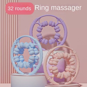 Nuevo masajeador de piernas de 32 ruedas, anillo de relajación, rodillo de masaje para cintura, estiramiento de piernas, diseño moderno, producto de calidad, palos de masaje - Product Image 3