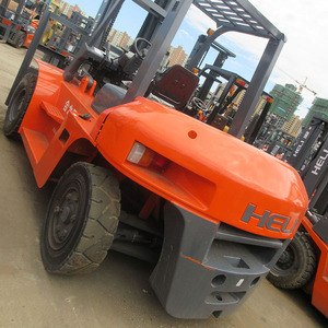 7 Tons Used HELI Forklift Fd70 7t Diesel <b>Engine</b> Single Stage Mast 1350x160x100 Chinese Forklift - Product Image 4