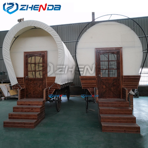 Tenda del carro di lusso dell'hotel della famiglia di fascia alta tenda rimovibile della carrozza del carro di conestoga adatta <span class=keywords><strong>per</strong></span> il campeggio all'aperto - Product Image 1
