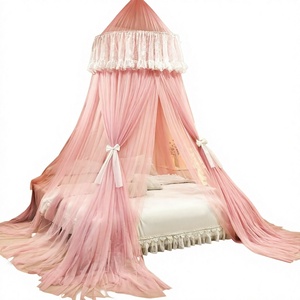 Mosquitero de Doble Capa Estilo Princesa, Famoso en <span class=keywords><strong>Internet</strong></span>, con Tres Puertas, Apto para Uso Doméstico, de Pie, Malla Densa, para Cama de 1.5 Metros - Product Image 1