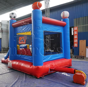 Châteaux gonflables de football, de soccer et de basketball avec prix, combo châteaux gonflables, châteaux gonflables chinois - Product Image 4