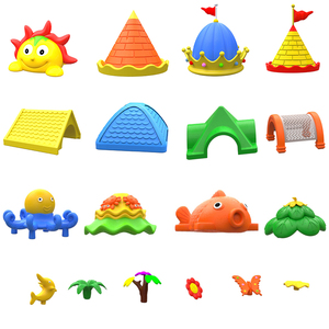 <span class=keywords><strong>Grand</strong></span> château filature tuyau toboggans parc extérieur équipement de jeux divertissement scolaire ensembles de jeux pour enfants - Product Image 5