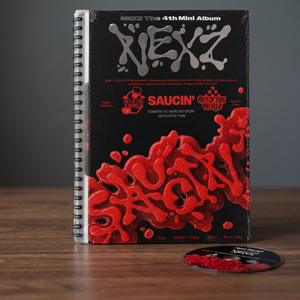 NEXZ SAUCIN' 4ème mini-album [Version noire] CD + Photobook + Photocard + Pochette pour classeur vinyle + Affiche pliée + Mini photo K-Pop Music - Product Image 3