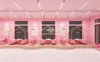 Diseño de Interiores de Cafetería Moderna, Decoración Personalizada, Barra de Cafetería a Medida, Muebles de Madera para Tienda de Dulces