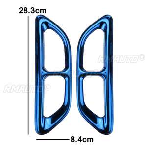 Juego de 2 Cubiertas Decorativas para Tubo de Escape Trasero de Coche, Acero Inoxidable, para Honda Accord 2018 2019 - Product Image 6