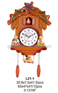 Populaire <span class=keywords><strong>grande</strong></span> horloge murale chine moderne antique <span class=keywords><strong>pendule</strong></span> coucou horloges avec oiseaux horloge murale - Product Image 5