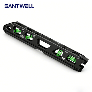 Solide Aluminium-<span class=keywords><strong>Mini</strong></span>-Wasserwaage, magnetisch, hochpräzise, kleine Libelle, 60mm 150mm 230mm Rohr-Nivellierwerkzeug - Product Image 1