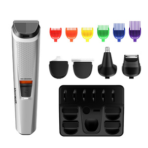 Recortadora de Barba, Nariz y Cabello Eléctrica 5 en 1 para Hombre, Ajustable de 0.5 a 20 mm, Recargable con Base - Product Image 3