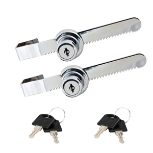 Cerradura al por mayor para puertas correderas de armario, de fácil instalación, de aleación de zinc, para vidrio a vidrio, cerraduras para cajones, armarios y muebles del hogar - Product Image 1
