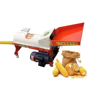 Small Mini Mobile Electric Corn Thresher Machine New Dry Maize Threshing Sheller for Home Use with Core Motor Component