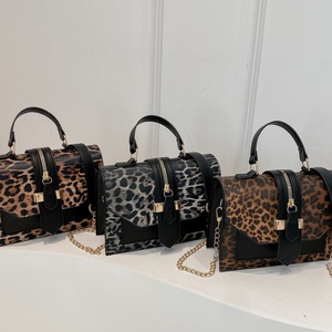 Thời trang mới duy nhất vai của phụ nữ túi xách phụ nữ trẻ của ví Leopard in mùa hè động vật Chéo Da lót chuỗi - Product Image 5