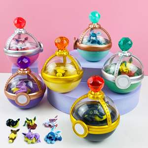 Juego de 6 Muñecos de Anime Pokemoned, Huevo Sorpresa con Duende Pixie Durmiendo, Muñeco de PVC de Plástico, Caja Ciega de Juguetes para Niños - Product Image 1