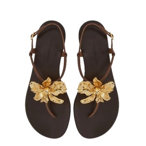 Nuovi Sandali Estivi da <span class=keywords><strong>Donna</strong></span> con Tacco Piatto e Fiore, Leggeri e alla Moda per Spiaggia e Outdoor - Product Image 1