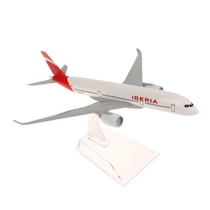 โมเดลเครื่องบินไอเบอร์เรียแอร์บัส <span class=keywords><strong>A330</strong></span> ขนาด 16 ซม. ทำจากโลหะ ของสะสม ของที่ระลึก ของขวัญ - Product Image 2
