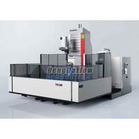 Centre d'usinage multifonctionnel 5 axes haute précision HengDaFlow CNC, fraiseuse horizontale robuste TK130, 22 kW