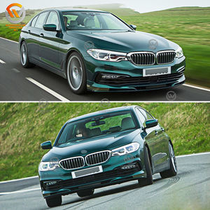 Labbro paraurti anteriore per 17-20 BMW serie 5 G30 G38 M Sport ABS nero lucido - Product Image 4