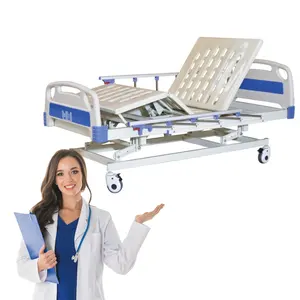 سرير فاخر وعصري يتميز بأنه مستشفى قابل للتعديل ويتمتع بثلاث وظائف مناسب لغرف المستشفيات