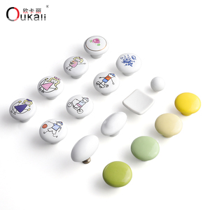 minimalismFurniture Handles Marble Yellow Stripes Ceramic Handles for Kitchen Cupboards Cabinet Door Knobs Drawer Pulls