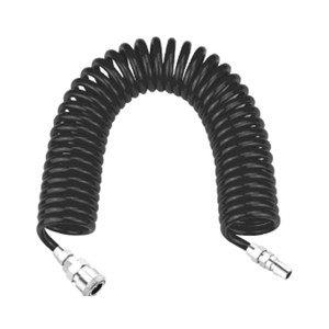 Tuyau d'air en PU pneumatique à joint noir, tuyau d'air pour pompe à air, compresseur d'air, tuyau de vapeur en <span class=keywords><strong>spirale</strong></span>, rétracteur - Product Image 1