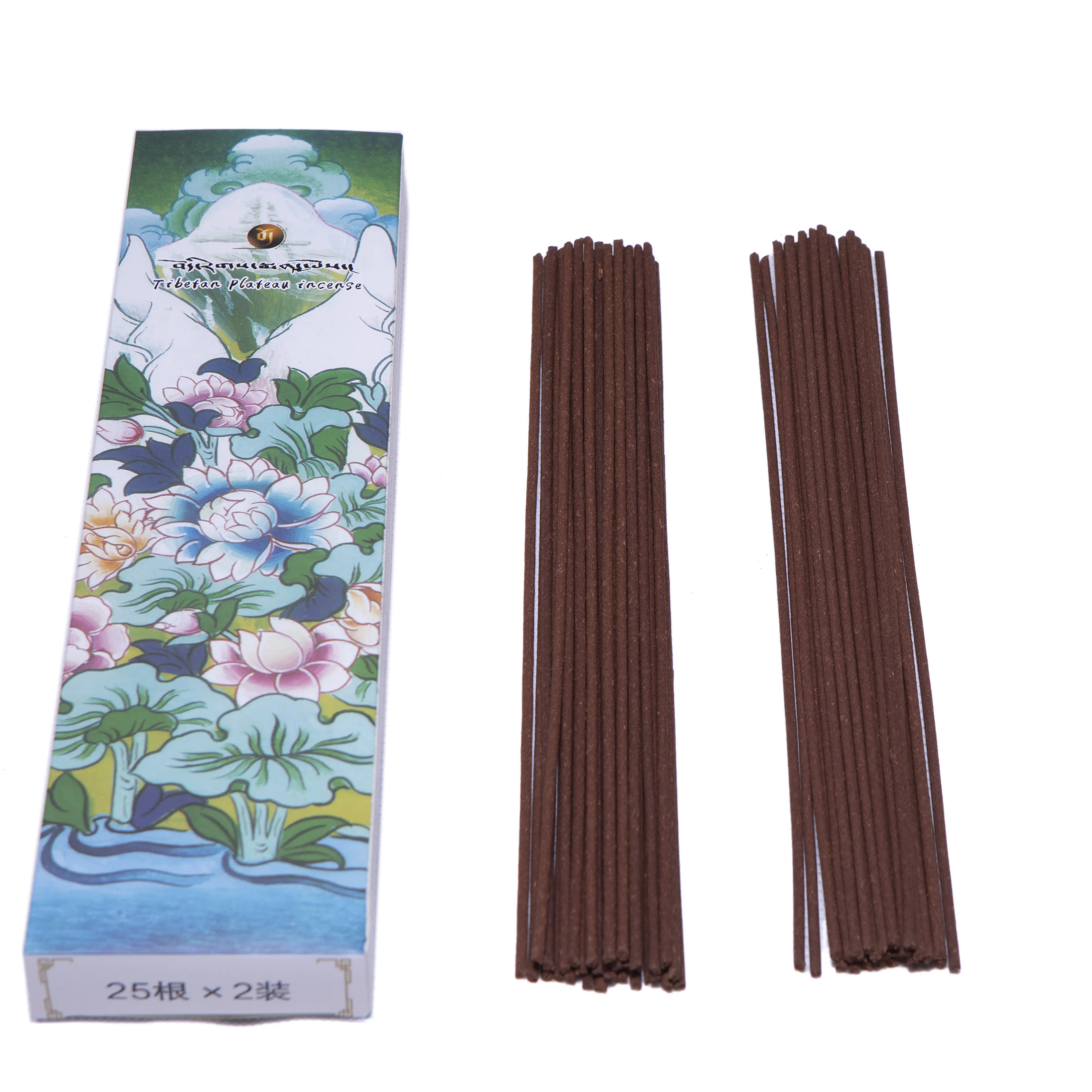 Borre Natural Buddha culto Indoor Aroma profumato filo di sandalo bastoncino di incenso tibetano