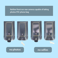 Pochette de téléphone en PVC verrouillable avec dispositif de déverrouillage, anti-espionnage, pochette de sécurité mobile anti-photographie