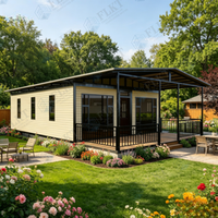 Maison conteneur pliable à double aile FLKT avec salle de bain, cuisine, villa modulaire préfabriquée de luxe