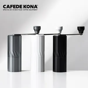 Кофемолка CAFEDE KONA высшего качества, ручная кофемолка, керамическая кофемолка, бытовая дорожная кофемолка для эспрессо